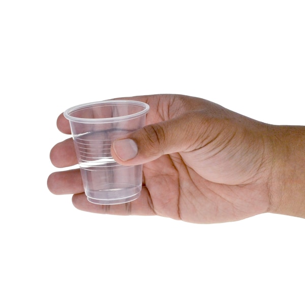 Dealmed Disposable Clear Plastic Cups, 3 Oz, 100 Ct, 25/Cs, 2500PK - 781033