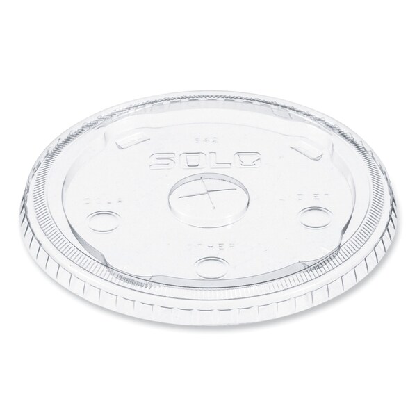 Dart Plastic Cold Cup Lids, Fits 32 oz to 44 oz Cups, Clear, 600PK - 642TS