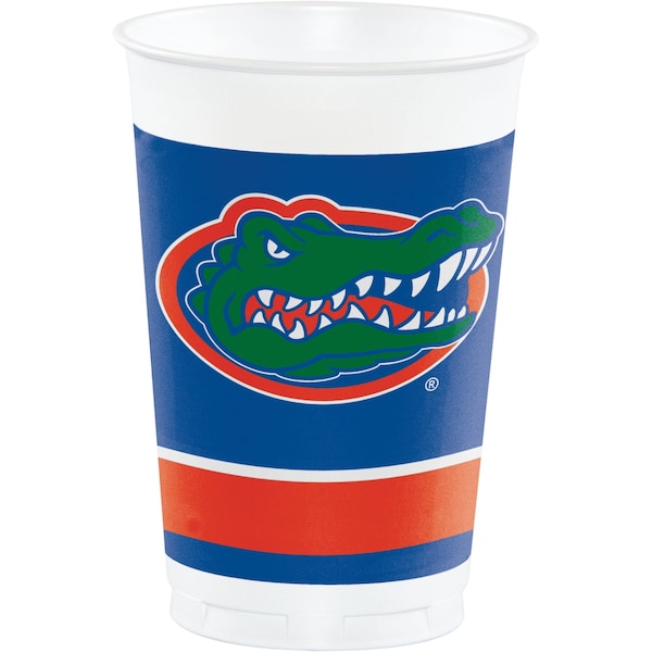 Ncaa 20 oz University of Florida Plastic Cups PK96, 96PK - 379698
