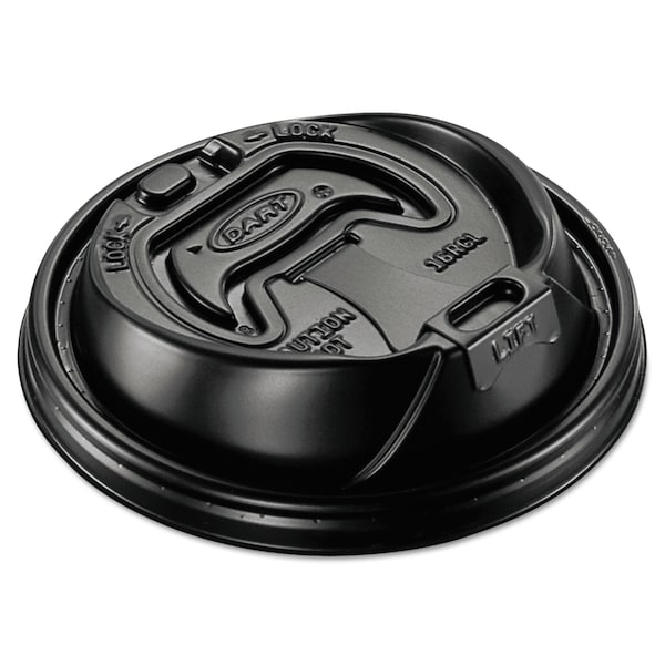 Dart Optima Reclosable Lid, Fits 12-24, PK160 - DCC 16RCLBLK