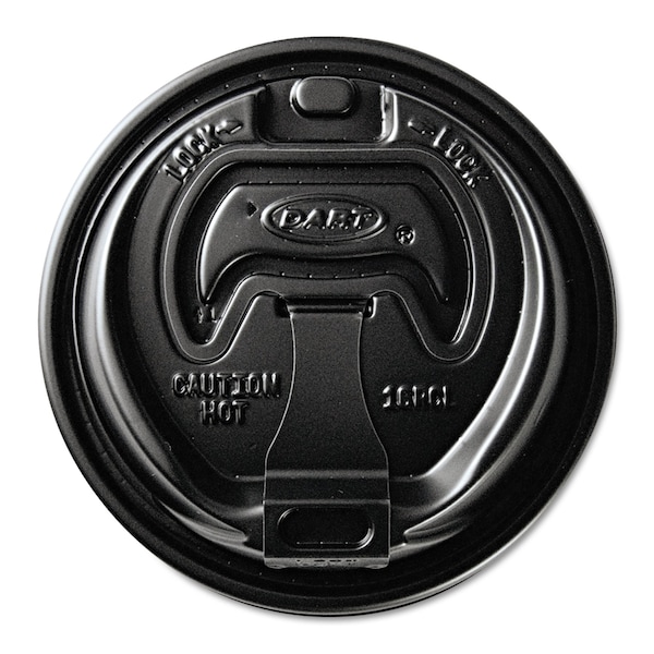Dart Optima Reclosable Lid, Fits 12-24, PK160 - DCC 16RCLBLK