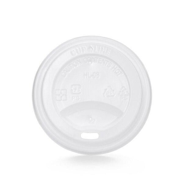 230 West Hot Cup Lid, 9 oz, 1000PK - LID-RIP-9-WHT