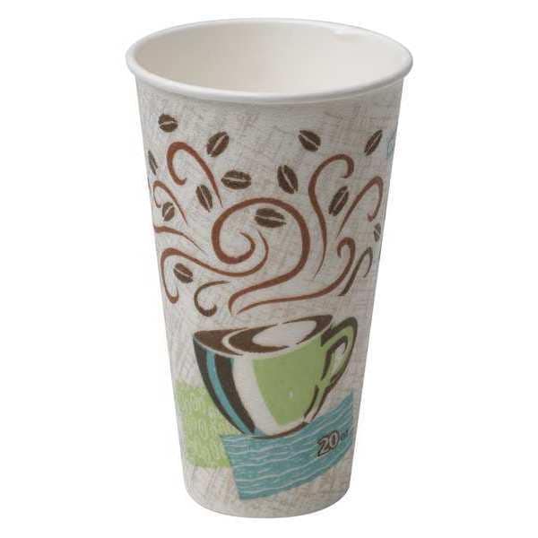 Dixie Disposable Hot cup 10 oz. White, Paper, Pk1000 - 92959