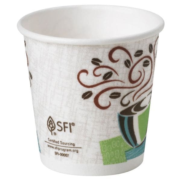Dixie Disposable Hot cup 10 oz. White, Paper, Pk1000 - 92959