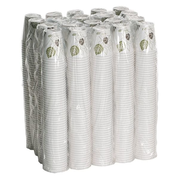 Dixie Disposable Hot cup 10 oz. White, Paper, Pk1000 - 2340PATH