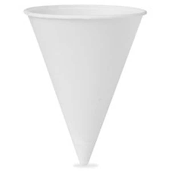 Tistheseason Eco-Foward Paper Cone Water Cups, White - TI944229