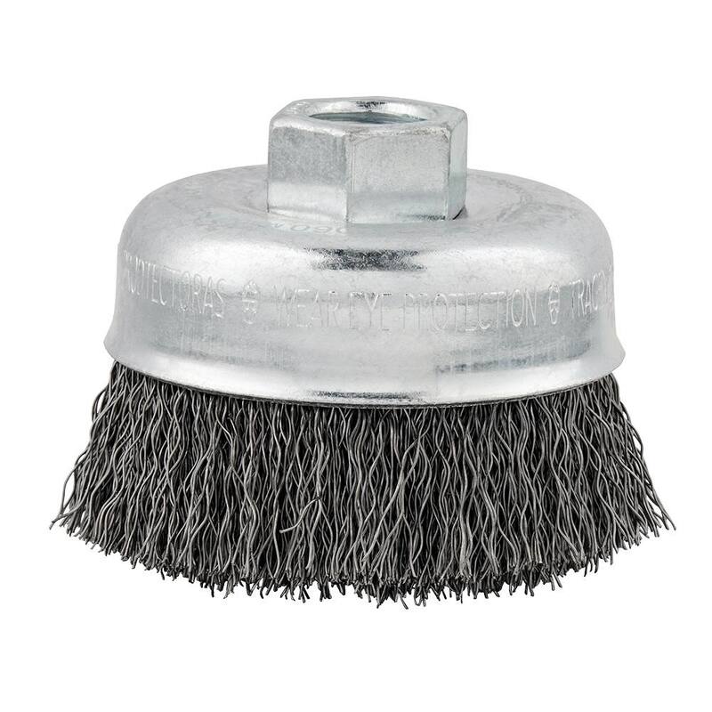 Cepillo de Copa de Alambre de Acero al Carbono de 3 pulgadas Milwaukee - 48-52-5060