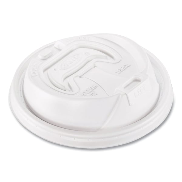 Dart Optima Reclosable Lids for Paper Hot Cups, Fits 12 oz to 24 oz Cups, White, 1200PK - OPT1224TG