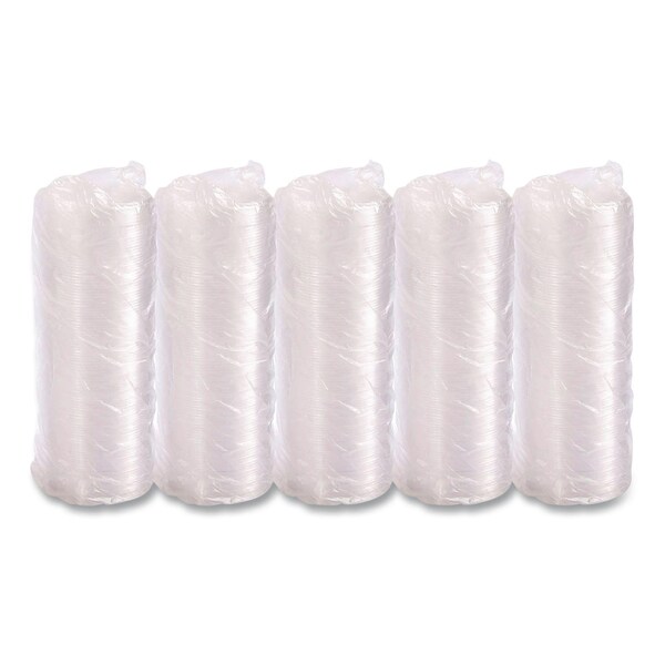 Solo Non-Vented Cup Lids, Fits 32 oz, 44 oz Foam Cups, Clear, 500PK - 32CLR