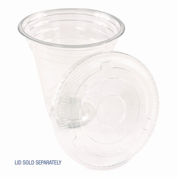 Boardwalk Clear Plastic Cold Cups, Squat, 12 oz, PET, 1000PK - BWKPET12S