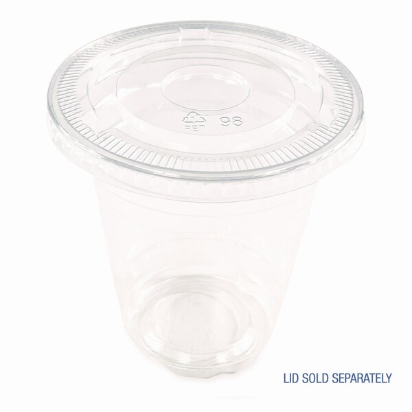 Boardwalk Clear Plastic Cold Cups, Squat, 12 oz, PET, 1000PK - BWKPET12S