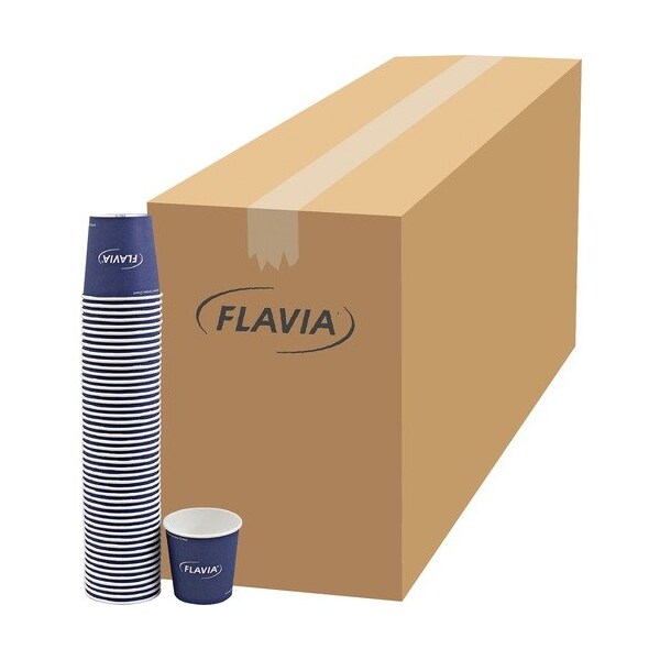 Lavazza Cup, w/Lid, Hot, Paper, 10 oz, Blue, 1000PK - LAV25200018