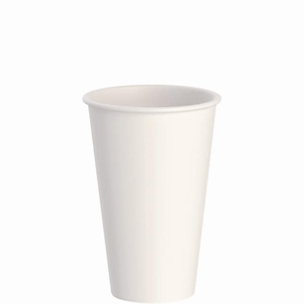 Solo Thermoguard Insulated Paper Hot Cups, 16 oz, White Sustainable Forest Print, 600PK - DWTG16W