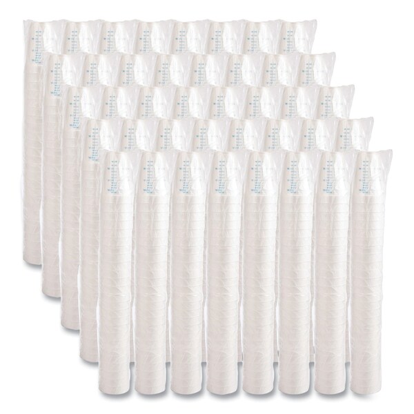 Dart Graduated Foam Medical Cups, 16 oz, White, PK1000 - 16J16GRA