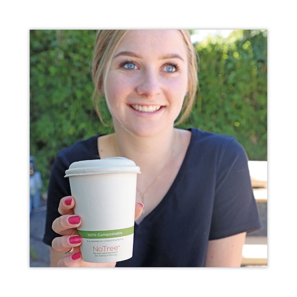World Centric NoTree Paper Hot Cups, 20 oz, Natural, PK1000 - CUSU20