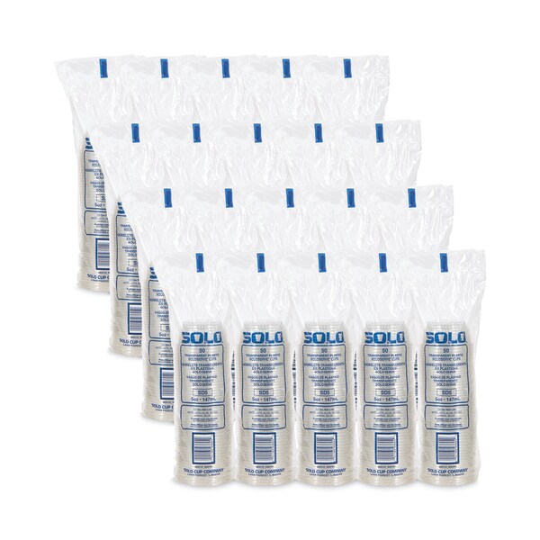 Dart Flat-Top Dome Cup Lids, Plastic, Fits 12-14, 20oz Cups, PK1000 PK - SDL58-0090