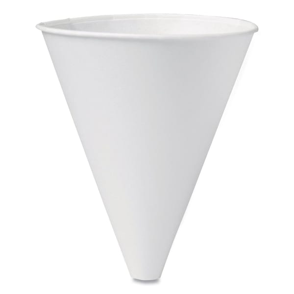 Dart Bare Eco-Forward Treated Paper Funnel Cups, 10oz. White, PK1000 PK - 10BFC-2050