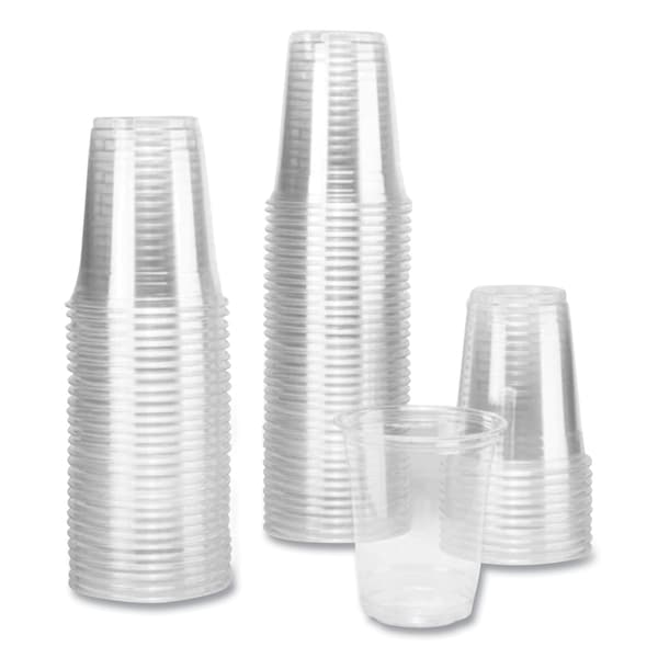 Karat PET Plastic Cups, 92 mm Rim Diameter, 12 oz, Clear, 1000PK - C-KC12-S