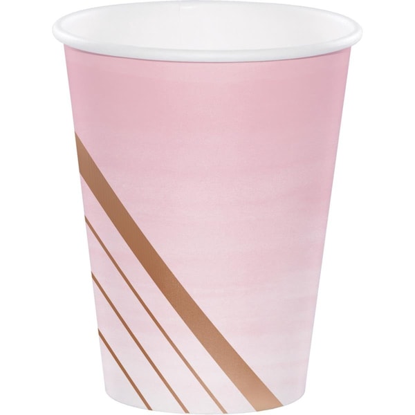 Omg Rose All Day 12 oz Paper Cups, 8PK - OM1558496