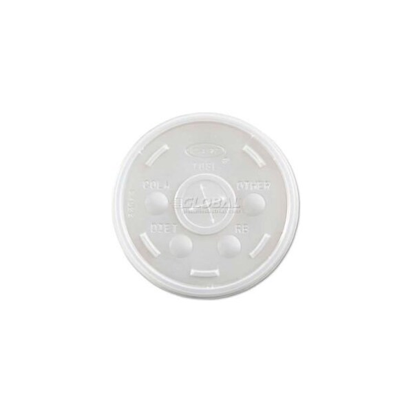 Dart Dart Plastic Cold Cup Lids, Fits 10 Oz. Cups, Translucent - DCC 10SL
