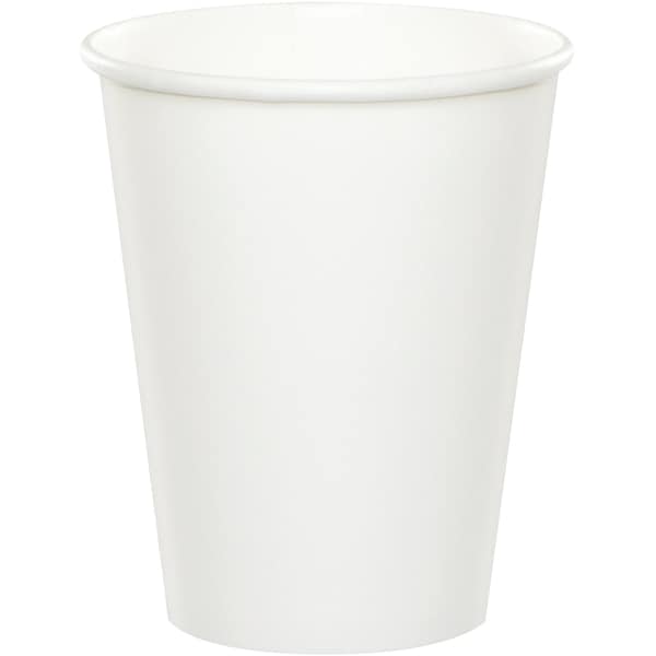 Touch Of Color White Cups, 9oz, 240PK - 56000B