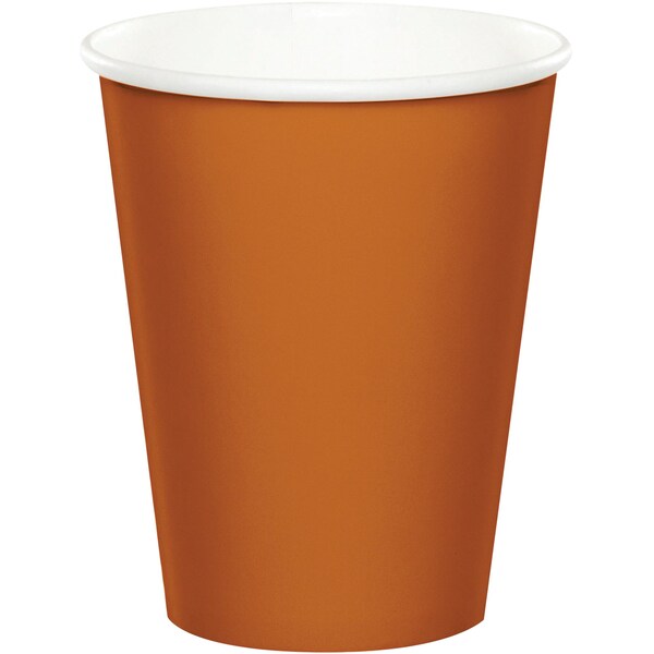 Touch Of Color Pumpkin Spice Orange Cups, 9oz, 240PK - 323394