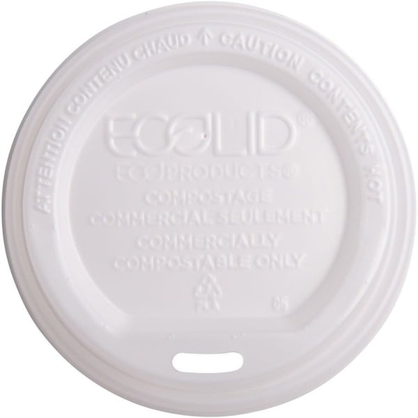 Eco-Products Lid, Cup, Hot, Ecolid 16PK - ECOEPECOLIDW