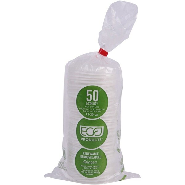Eco-Products Lid, Cup, Hot, Ecolid 16PK - ECOEPECOLIDW