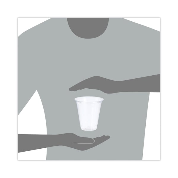 Dart Conex ClearPro Plastic Cold Cups, 12 oz, 50/Sleeve, PK1000 - 12PX
