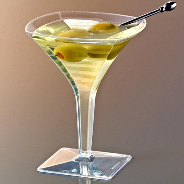 Emi Yoshi Squares Mini Martini Glass 2 oz, Clear - EMI-SMTG2