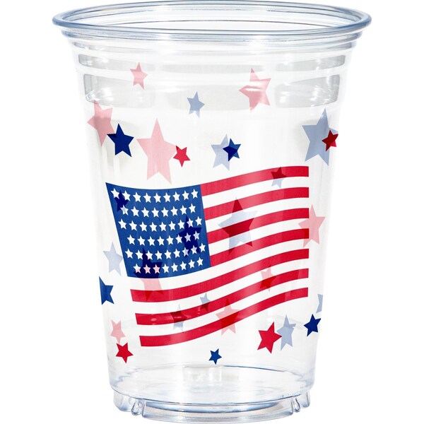 Creative Converting Patriotic 16 oz Plastic Tumblers, 96PK - 373906