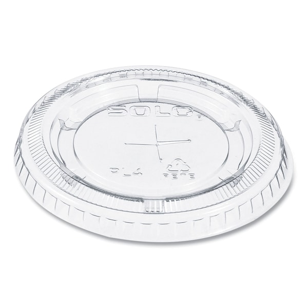 Dart Straw-Slot Cold Cup Lids, Fits 7 oz Plastic Cups, Clear, PK2500 - SCC PL4TSN