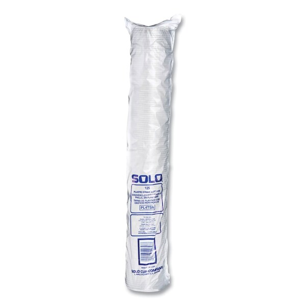 Dart Straw-Slot Cold Cup Lids, Fits 7 oz Plastic Cups, Clear, PK2500 - SCC PL4TSN