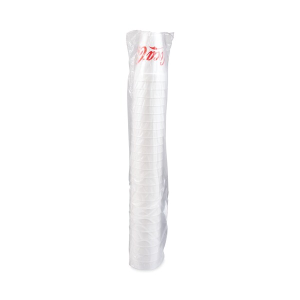 Dart Coca-Cola Foam Cups, Red/White, 16 oz, PK1000 - 16J16C
