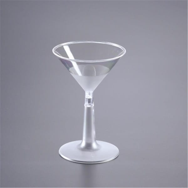 Gb Gifts 2 Pc. 6Oz. Clear Plastic Martini Glass, 144PK - GB2573156