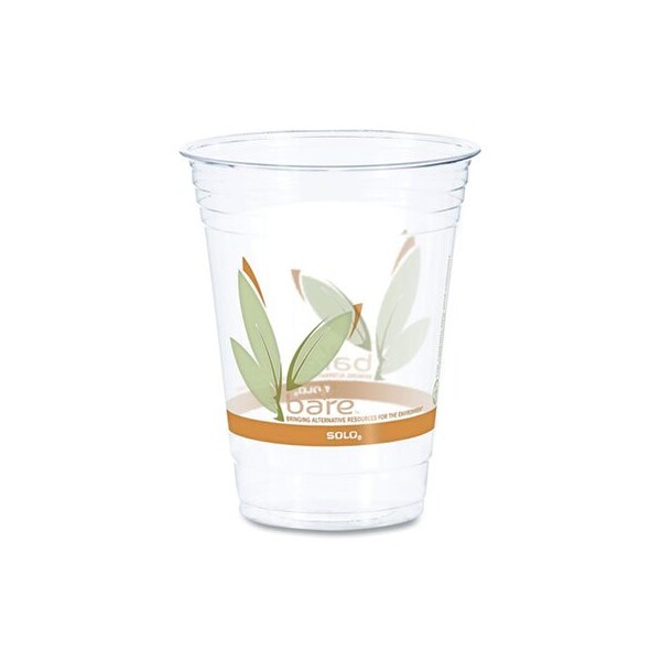 Dart Bare Eco-Forward Rpet Cold Cups, 16-18 Oz, Clear, 50/pack, 1000PK - RTP16DBARECT