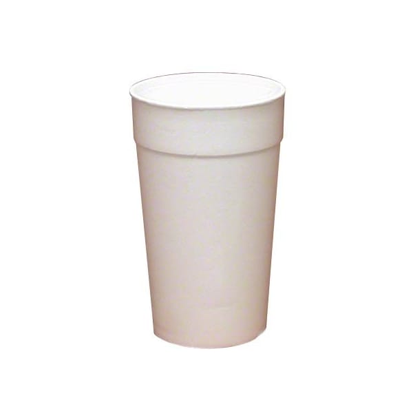 Wincup 212100 44CC32 Foam Cup 44 oz White Pedestal 2, 10PK - 44CC32W