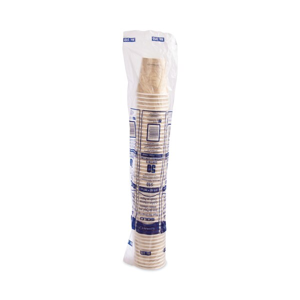 Solo Mistique Hot Paper Cups, 10 oz, Brown, 1000PK - 510MS