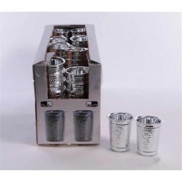 Dan As 3.25 in. Plastic Silver Kiddush Cup - 400315
