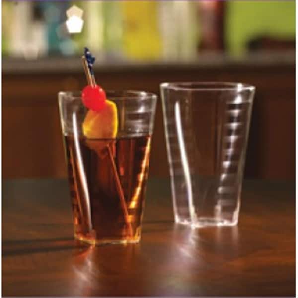 Gb Gifts 10 Oz Square Clear Plastic Tumbler, 168PK - GB69293