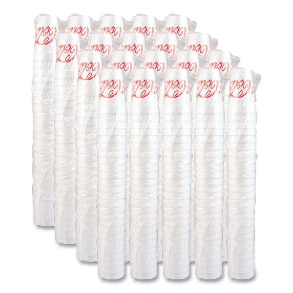 Dart Coca-Cola Foam Cups, Foam, 32 oz, White/Red, 500PK - 32TJ32C