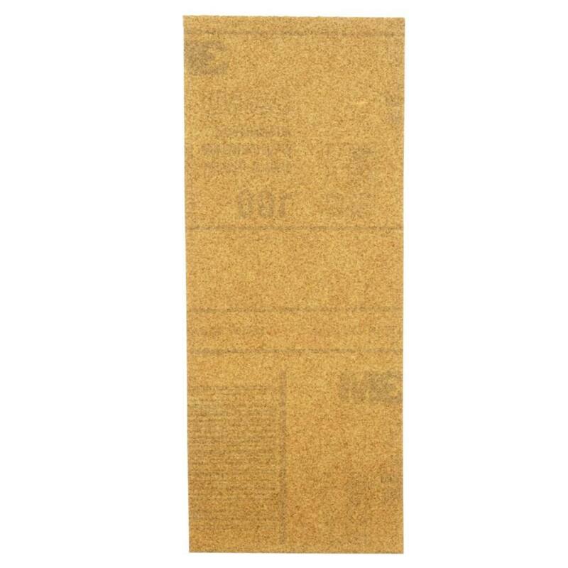 Hoja de lija de óxido de aluminio de uso general de 3M de 3-2/3 pulgadas x 9 pulgadas (paquete de 6) - 9016NA-CC