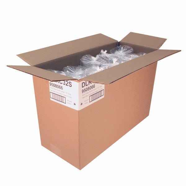 Fabri-Kal Kal-Clear/Nexclear Drink Cup Lids, Squat Dome Lid with 1.75 in. Hole, Fits 32oz Cold Cups, Clear, 500PK - 9508066