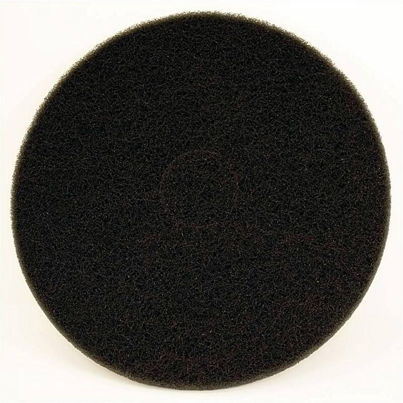 Almohadilla de pulido en negro de tela no tejida de 17 pulgadas - DCR170BLKM01G
