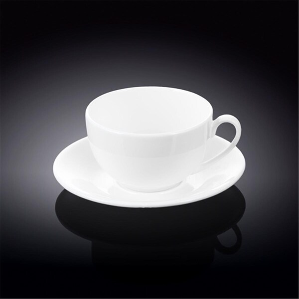 Wilmax 993000 250 ml Tea Cup, White, 48PK - WL-993000 / A