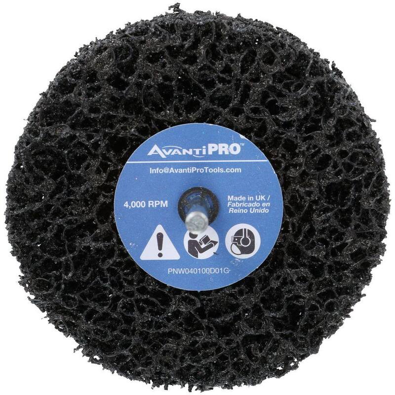 Avanti Pro 4 in. x 1 in. Disco de Desbaste Rápido para Taladro Montado no Tejido - PNW040100D01G