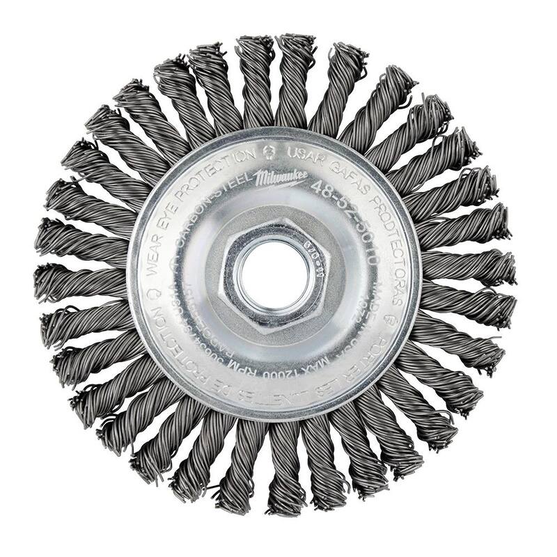 Rueda para cuentas de cordón de acero al carbono de 4 pulgadas de Milwaukee - 48-52-5010