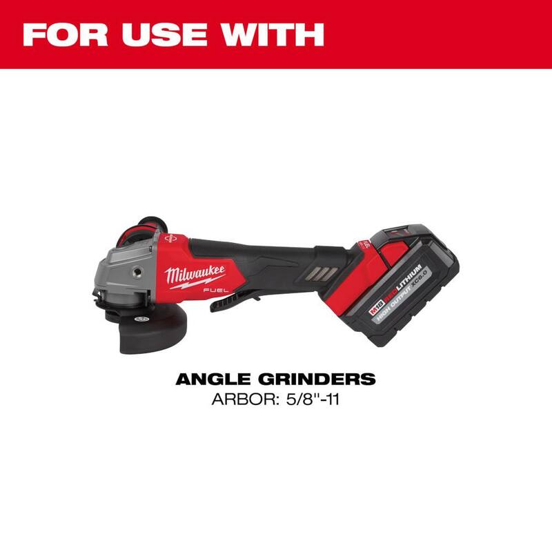 Rueda para cuentas de cordón de acero al carbono de 4 pulgadas de Milwaukee - 48-52-5010