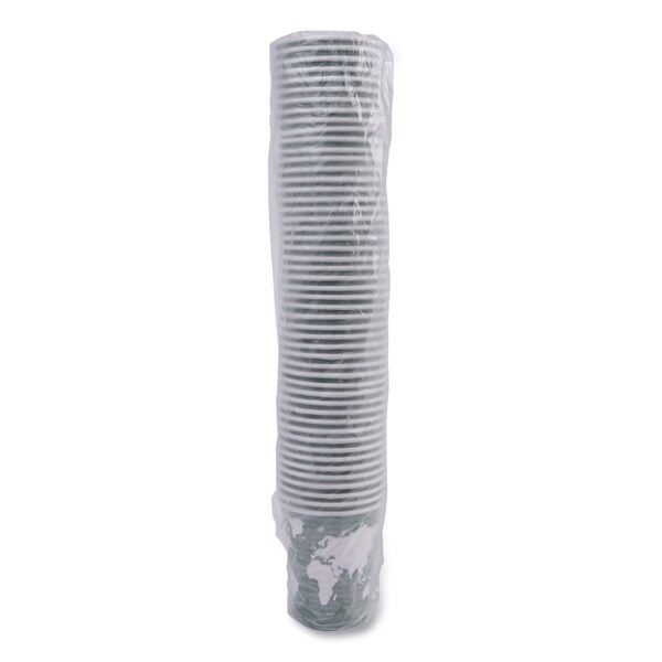 Eco-Products World Art Renewable Compostable Hot Cups, 12 oz., PK1000 PK - EP-BHC12-WA