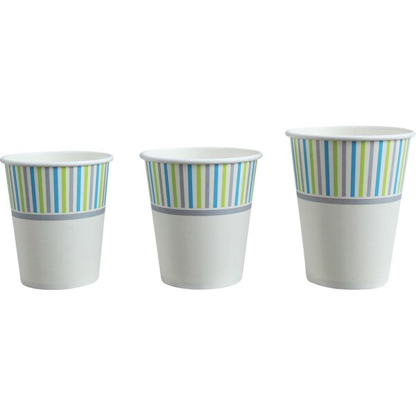 Genuine Joe Hot Cup 10 fl oz Assorted Paper, PK50 - 10317